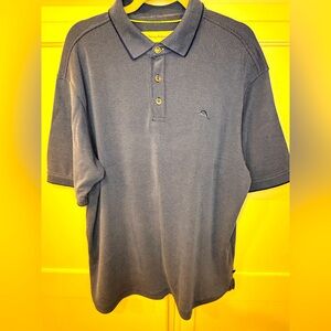 Tommy Bahama Blue Polo Shirt Classic Design